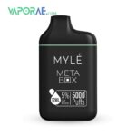 myle meta box 5000 puffs 50mg nicotine iced mint