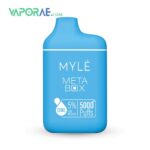 myle meta box 5000 puffs 50mg nicotine iced tropical fruit