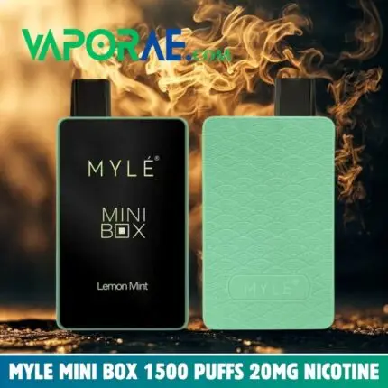 myle mini box 1500 puffs 20mg nicotine