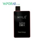 myle mini box 1500 puffs peach mango