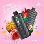 veiik c fiber 40000 puffs peach mango watermelon