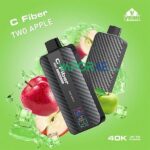 veiik c fiber 40000 puffs two apple