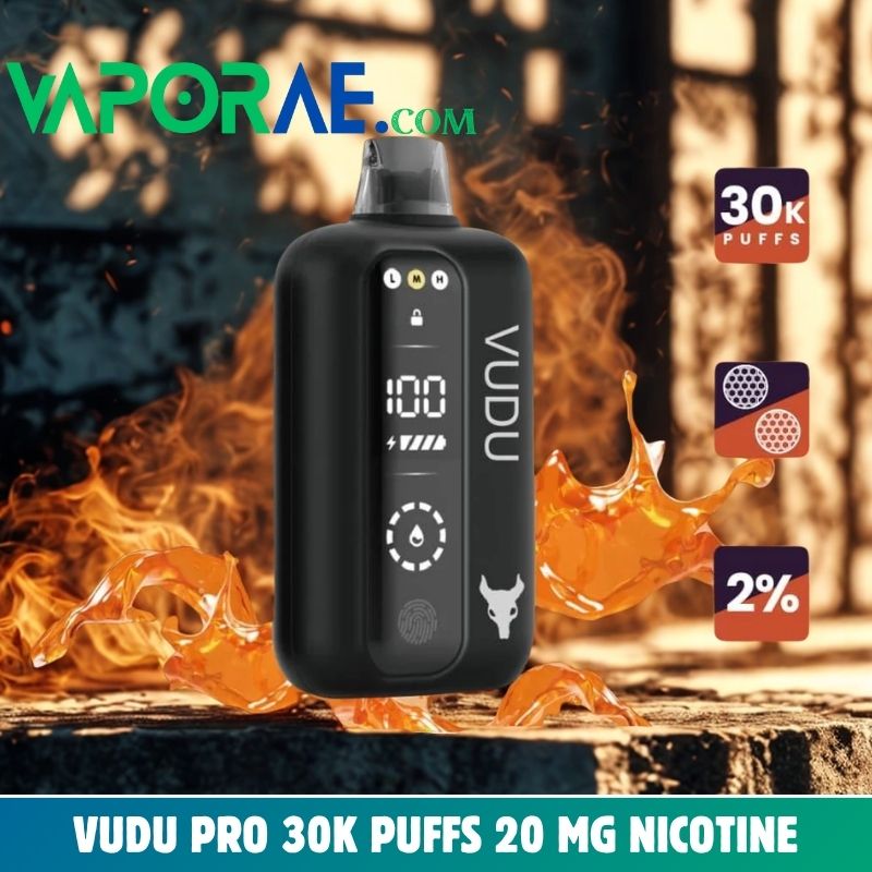 vudu pro 30k puffs 20 mg nicotine in dubai VUDU PRO 30000 Puffs