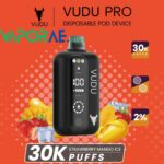 vudu pro 30k puffs 20 mg strawberry mango ice