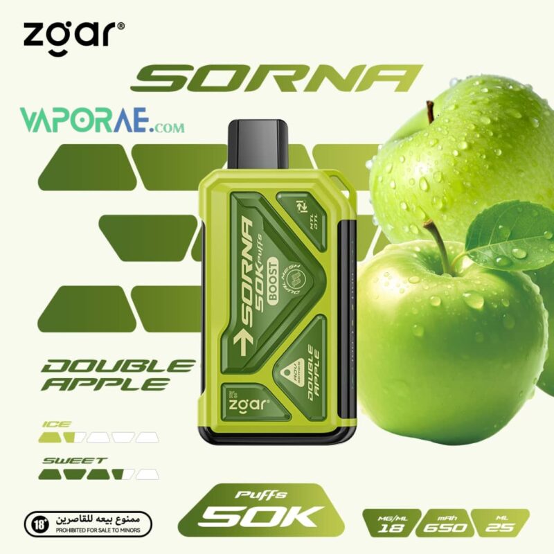 zgar sorna bost 50000 puffs double apple