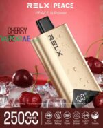 RELX Peace 25k puffs 20MG Disposable Vape in Dubai Cherry Ice