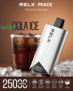 RELX Peace 25k puffs 20MG Disposable Vape in Dubai Cola Ice