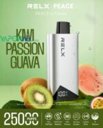 RELX Peace 25k puffs 20MG Disposable Vape in Dubai Kiwi Passion Guava
