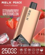 RELX Peace 25k puffs 20MG Disposable Vape in Dubai Strawberry Watermelon