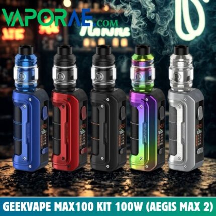 geekvape max100 kit 100w aegis max 2 with z subohm 2021tank atomizer 5ml