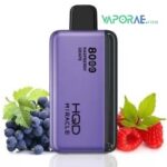 hqd miracle 8000 puffs raspberry grape disposable pod vape