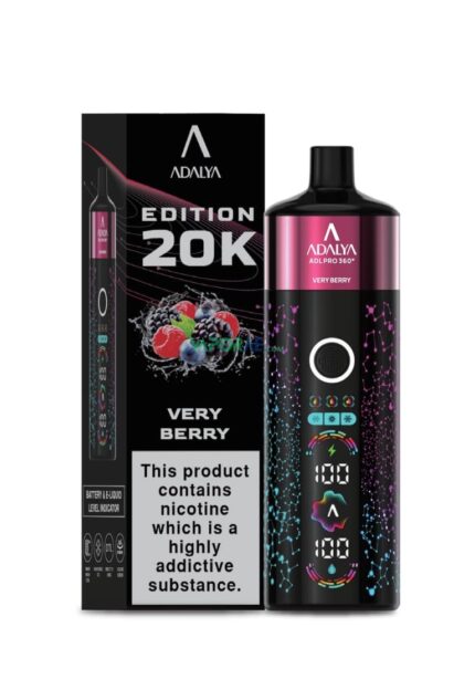 adalya edition 20k 20000 puffs very berry