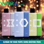 elfbar ew 9000 puffs 50mg nicotine pods eithout battery pack