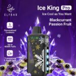 elfbar ice king pro up to 40000 puffs blackcurrant passion fruit