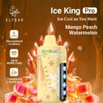 elfbar ice king pro up to 40000 puffs mango peach watermelon
