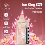 elfbar ice king pro up to 40000 puffs peach ice