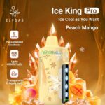 elfbar ice king pro up to 40000 puffs peach mango