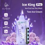 elfbar ice king pro up to 40000 puffs taro ice cream