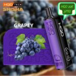 hqd shisha 20000 puffs dtl 3mg grapey