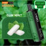 hqd shisha 20000 puffs dtl 3mg gum mint