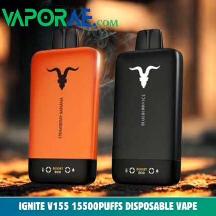 ignite v155 15500puffs disposable vape ultra slim pod kit in the uae
