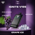 ignite v155 15500puffs grape ice