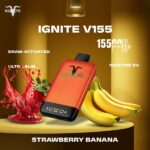 ignite v155 15500puffs strawbeery banana
