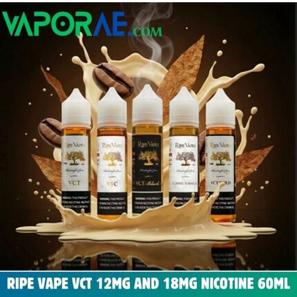 ripe vape vct 12mg and 18mg nicotine 60ml liquid