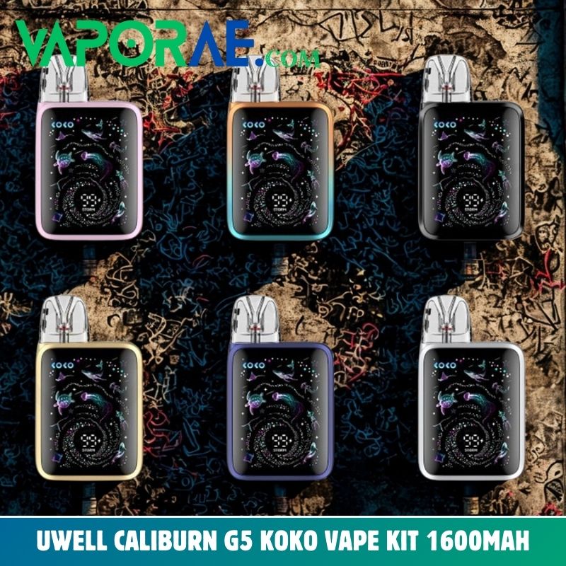uwell caliburn g5 koko vape kit 1600mah 3ml max 35w in the uae