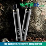 hqd cuvie plus 1200 puffs 50mg nicotine