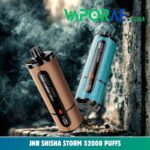 jnr shisha storm 52000 puffs disposable vape 2 dtl in the uae