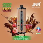 jnr shisha storm 52000 puffs disposable vape 2 dtl in the uae fizzy cherry cola