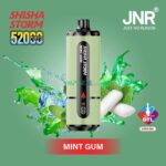 jnr shisha storm 52000 puffs disposable vape 2 dtl in the uae mint gum