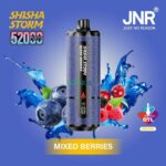 jnr shisha storm 52000 puffs disposable vape 2 dtl in the uae mixed berries