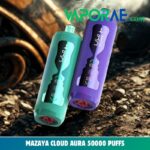 mazaya cloud aura 50000 puffs disposable vape 6mg in the uae