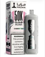 mazaya cloud aura 50000 puffs disposable vape 6mg in the uae cherry ice