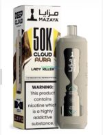 mazaya cloud aura 50000 puffs disposable vape 6mg in the uae lady killer