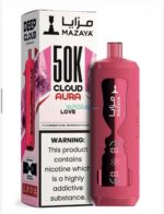 mazaya cloud aura 50000 puffs disposable vape 6mg in the uae love