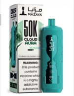 mazaya cloud aura 50000 puffs disposable vape 6mg in the uae mint