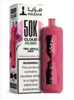 mazaya cloud aura 50000 puffs disposable vape 6mg in the uae two apple max