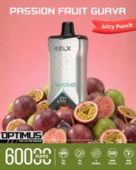 relx optimus up to 60000 puffs 50mg passion fruit guava