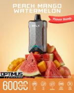 relx optimus up to 60000 puffs 50mg peach mango watermelon