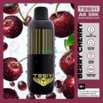 tesiyi ak 50000 puffs disposable vape 50mg in the uae berry cherry