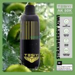 tesiyi ak 50000 puffs disposable vape 50mg in the uae strawberry kiwi