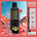 tesiyi ak 50000 puffs disposable vape 50mg in the uae watermelon ice