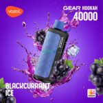 vozol gear hookah 40000 puffs blackcurrant ice