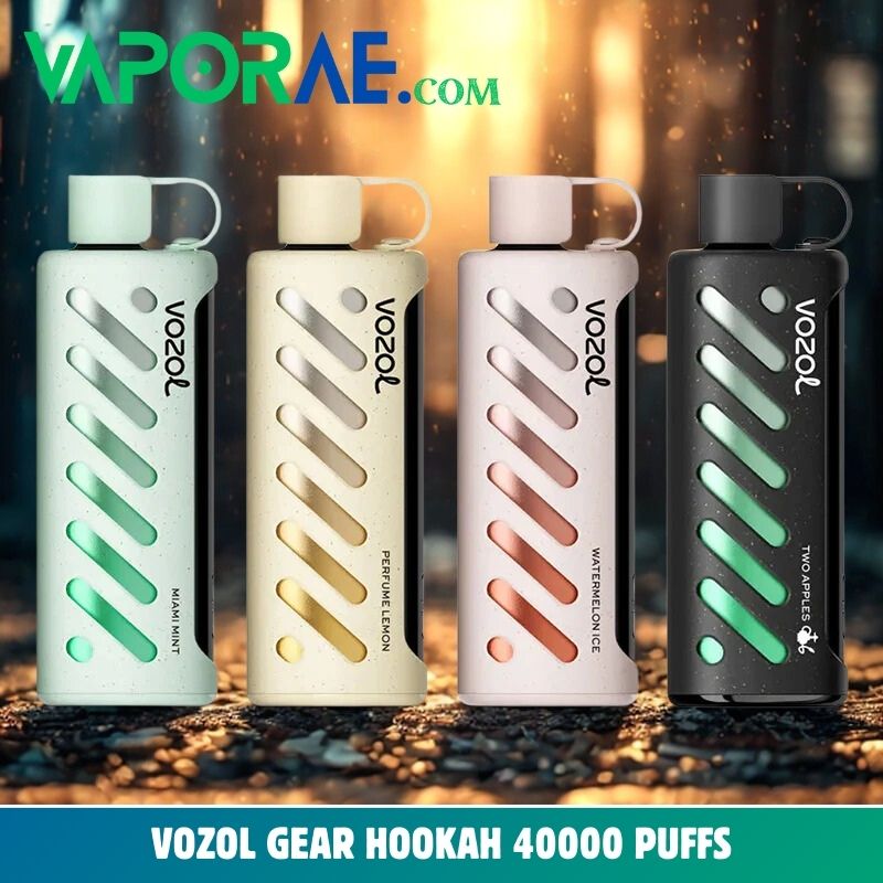 vozol gear hookah 40000 puffs disposable vape 5mg in the uae