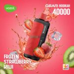 vozol gear hookah 40000 puffs frozen strawberry kiwi