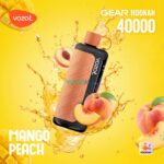 vozol gear hookah 40000 puffs mango peach
