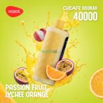 vozol gear hookah 40000 puffs passion fruit lychee orange